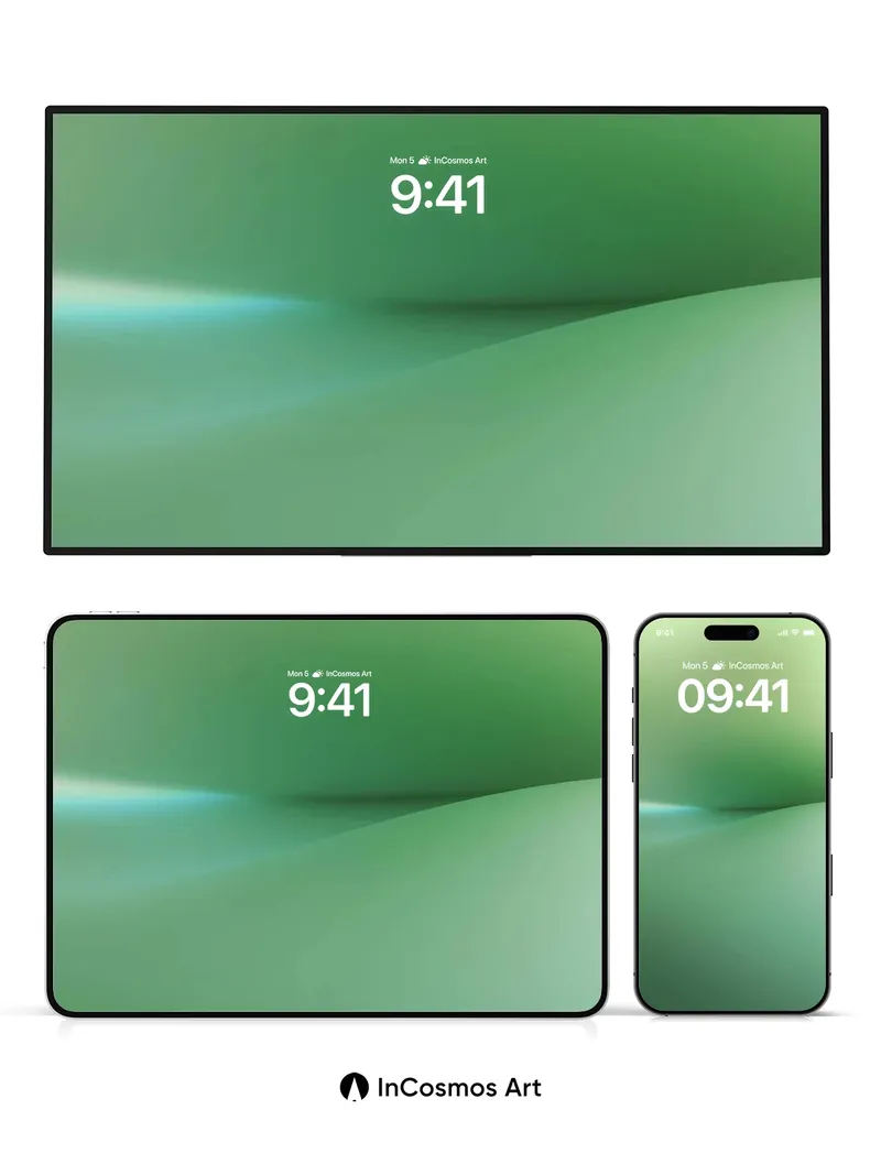 Serene Gradient Wallpaper with Ethereal Light