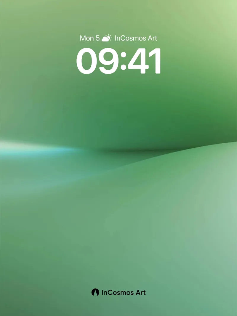 Serene Gradient Wallpaper with Ethereal Light