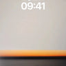 Serenity Horizon Wallpaper with Amber Edge wallpaper for iPhone, iPad & Mac
