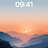Serenity Horizon Wallpaper with Distant Sun wallpaper for iPhone, iPad & Mac