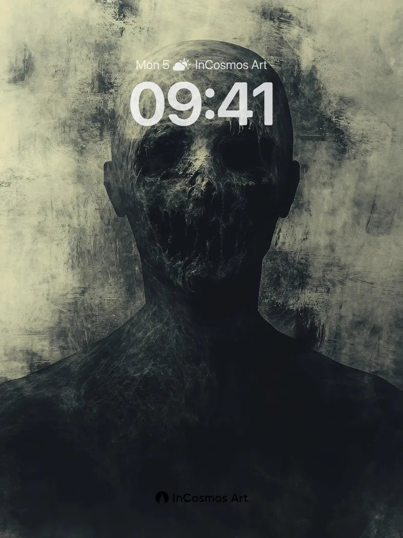 Ethereal Void Wallpaper with Smoldering Gaze wallpaper for iPhone, iPad & Mac