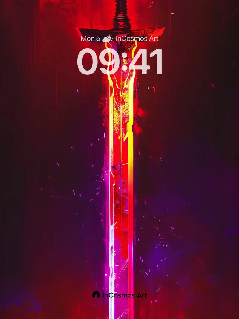 Crimson Ember Wallpaper with Pulse of Fire