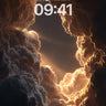 Golden Rift Wallpaper with Celestial Light wallpaper for iPhone, iPad & Mac