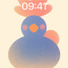 Soft Hush Bird Wallpaper with Coral Crown wallpaper for iPhone, iPad & Mac