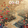 Golden Vein Wallpaper with Blossom River wallpaper for iPhone, iPad & Mac