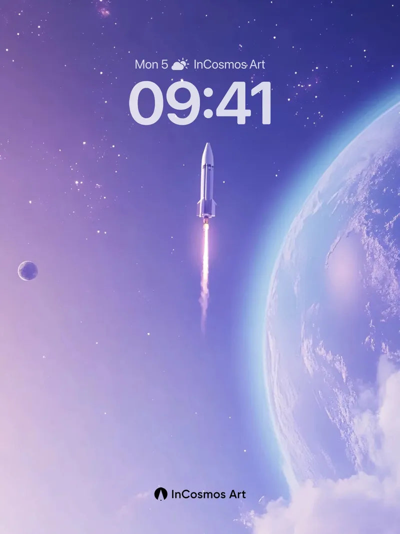 Celestial Ascent Wallpaper with Cosmic Breath