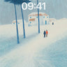 Winter Solitude Snowscape Wallpaper Background wallpaper for iPhone, iPad & Mac