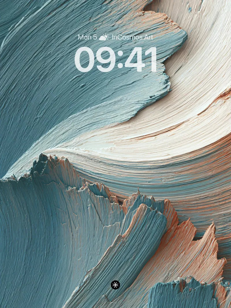 Satin Tide Wallpaper with Layered Currents wallpaper for iPhone, iPad & Mac