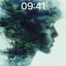 Serenity Forest Wallpaper with Whispering Clouds wallpaper for iPhone, iPad & Mac