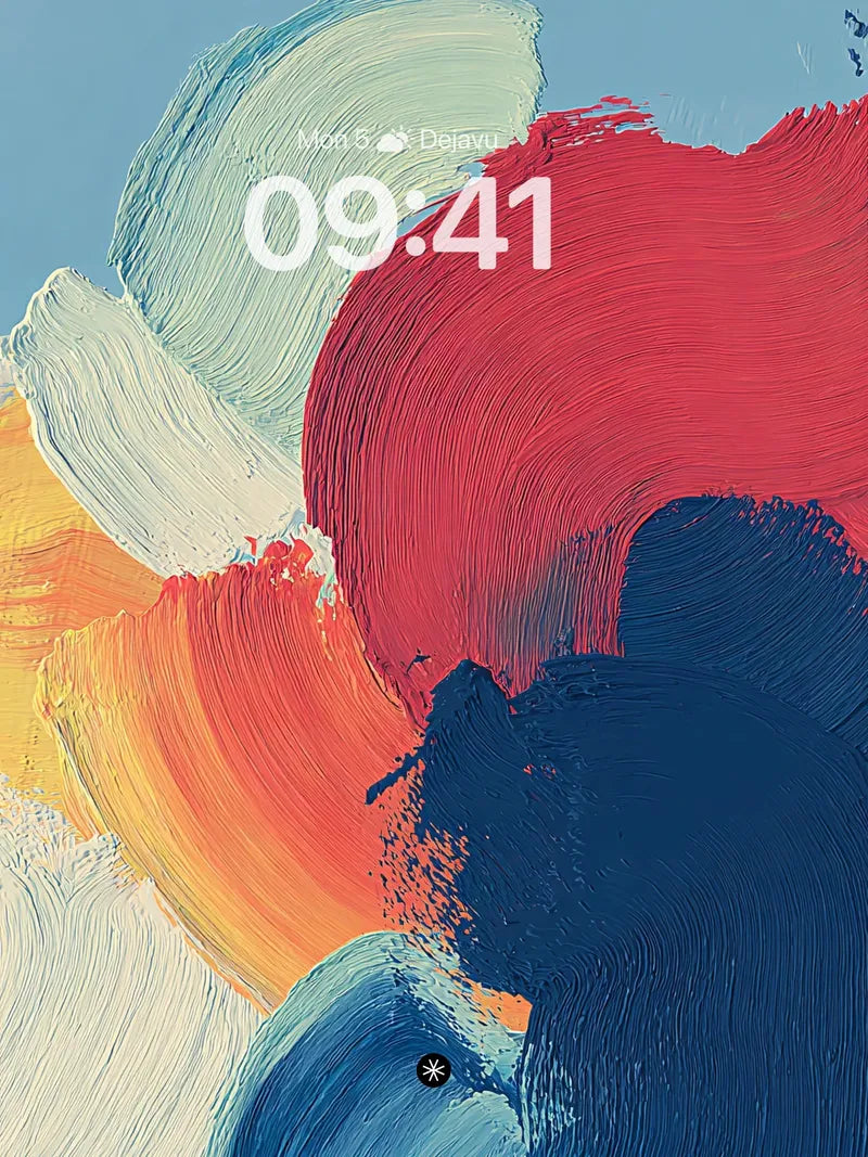 Dynamic Color Swirls Abstract Wallpaper