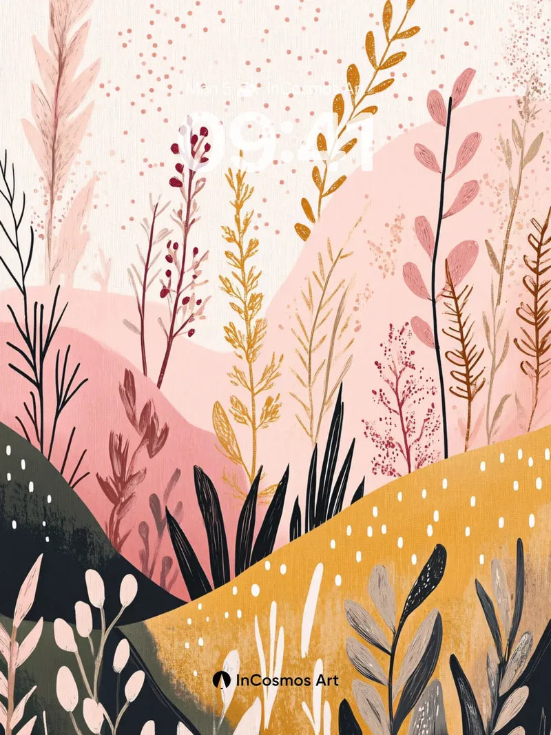 Whispering Wildscape Wallpaper with Dappled Light