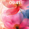 Luminous Petal Wallpaper with Ethereal Veils wallpaper for iPhone, iPad & Mac