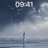 Serenity Skyline Wallpaper with Reflective Tide wallpaper for iPhone, iPad & Mac