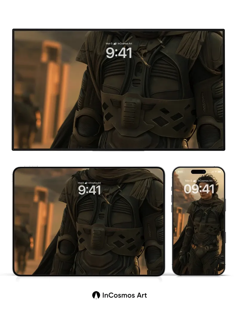 Desert Sovereign Wallpaper with Whispering Armor