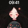 Stellar Serenity Wallpaper with Goldfish Globe wallpaper for iPhone, iPad & Mac