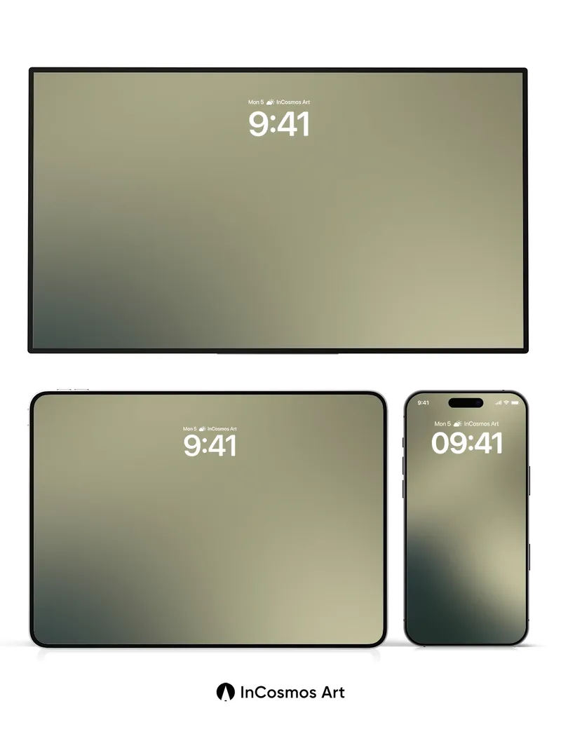 Hushed Gradient Wallpaper with Soft Light Veil