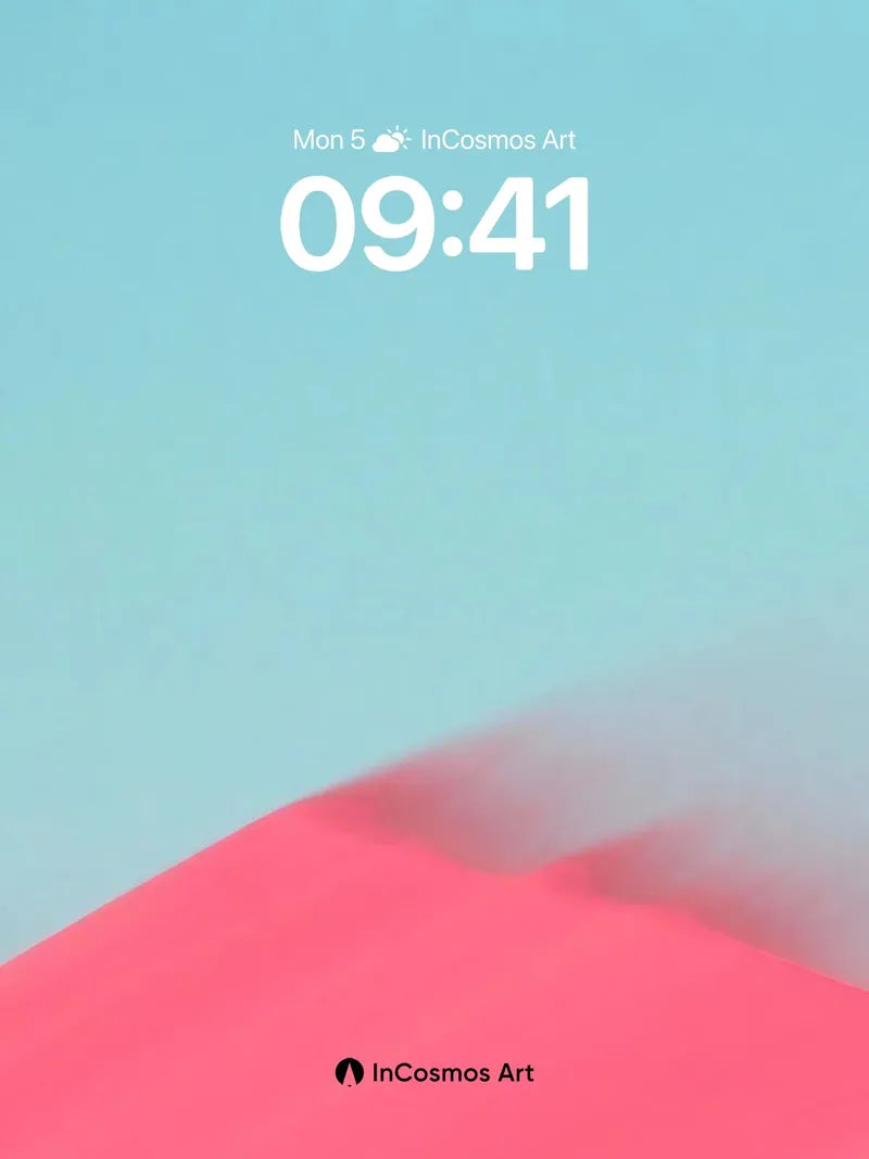 Serene Horizon Wallpaper with Soft Gradient Edge