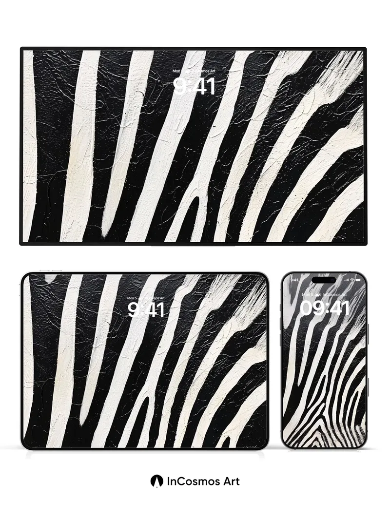 Bold Stride Wallpaper with Textured Depth