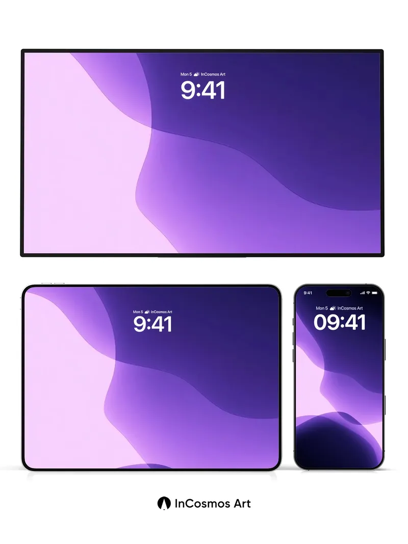 Luminous Veil Wallpaper with Ethereal Flow