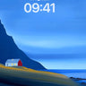 Solitary Coastal Retreat Wallpaper wallpaper for iPhone, iPad & Mac