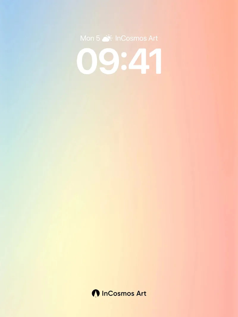 Soft Gradient Wallpaper with Ethereal Light Flow