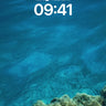 Calm Abyss Wallpaper with Coral Whispers wallpaper for iPhone, iPad & Mac