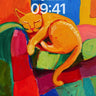 Sunny Slumber Wallpaper with Cubist Colors wallpaper for iPhone, iPad & Mac