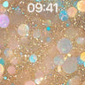 Golden Hush Wallpaper with Iridescent Dust wallpaper for iPhone, iPad & Mac