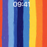 Rainbow Brushstroke Abstract Wallpaper