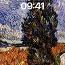 Whirling Sky Wallpaper with Cypress Sentinel wallpaper for iPhone, iPad & Mac