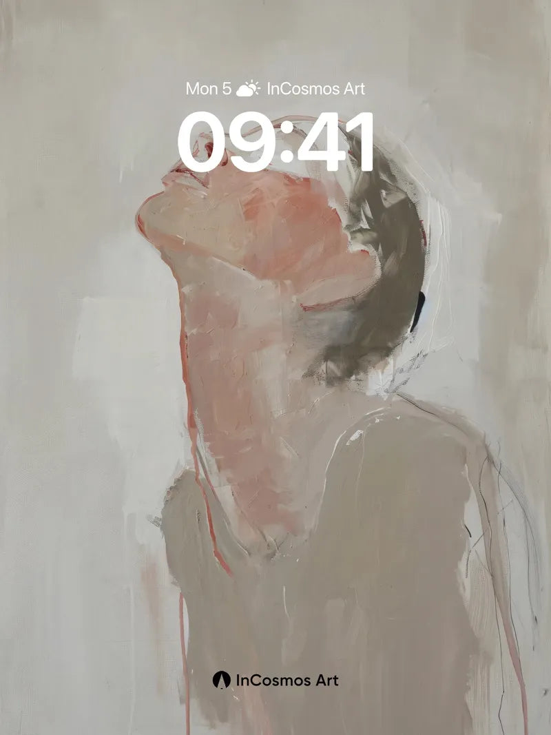 Whispering Flesh Wallpaper with Gilded Veins