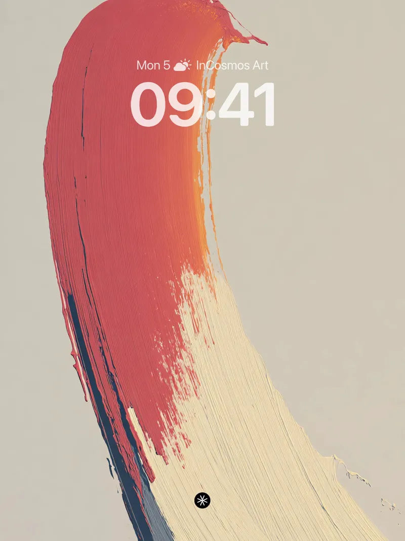 Fluid Gradient Brushstroke Background wallpaper for iPhone, iPad & Mac