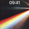 Prismatic Echo Wallpaper with Cosmic Dust wallpaper for iPhone, iPad & Mac