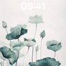 Serene Ink Lotus Wallpaper with Ethereal Depth wallpaper for iPhone, iPad & Mac