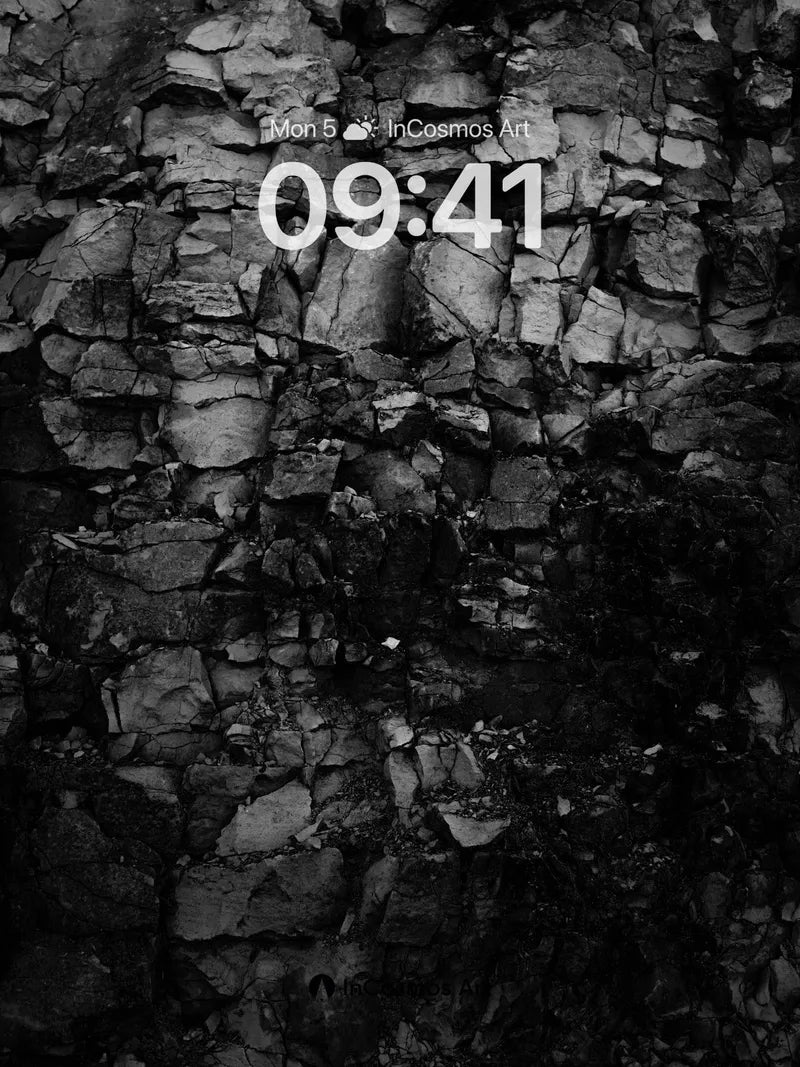 Shadowed Stone Wallpaper with Ancient Breath