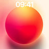 Blazing Orb Wallpaper with Radiant Hues wallpaper for iPhone, iPad & Mac