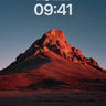 Crimson Summit Wallpaper with Dusk Embrace wallpaper for iPhone, iPad & Mac