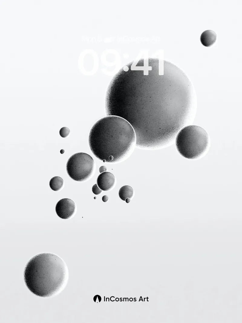 Floating Sphere Wallpaper with Ethereal Light