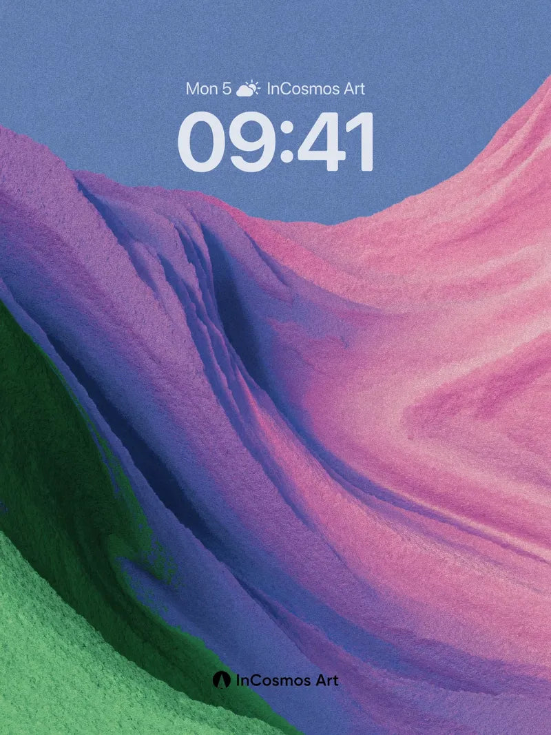 Surreal Dune Wallpaper with Living Color