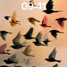 Silhouetted Flight Wallpaper with Ink-Wash Wings wallpaper for iPhone, iPad & Mac