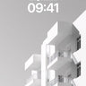 Silent Geometry Wallpaper with Floating Balconies wallpaper for iPhone, iPad & Mac