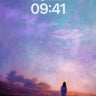 Serenity Mirage Wallpaper with Ethereal Light wallpaper for iPhone, iPad & Mac