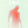 Faint Echo Wallpaper with Red Silhouette wallpaper for iPhone, iPad & Mac