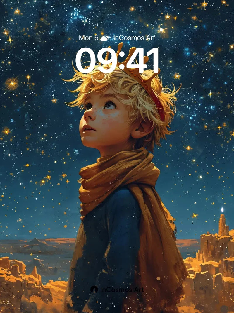 Stellar Crown Wallpaper with Desert Dreams