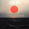 Crimson Horizon Wallpaper with Ocean Breath wallpaper for iPhone, iPad & Mac