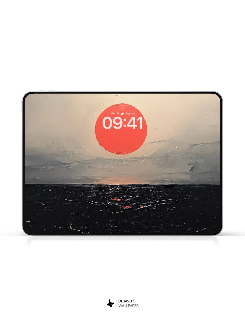 8K Minimal Aesthetic Abstract Painting Wallpaper