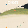 Whispering Hills Minimalist Landscape Wallpaper
