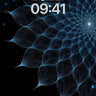 Cobalt Web Wallpaper with Cosmic Pulse wallpaper for iPhone, iPad & Mac