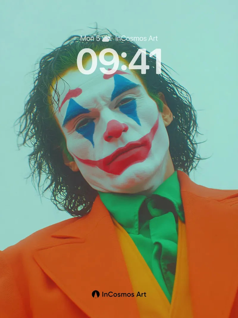 Crimson Smile Wallpaper with Chaotic Colors wallpaper for iPhone, iPad & Mac