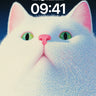 Serene Frost Wallpaper with Velvet Fur Touch wallpaper for iPhone, iPad & Mac